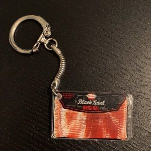 Mini brands keychain/ black label bacon keychain